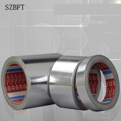 【2023】0.05mm thickness Aluminium Foil Adhesive Sealing Tape Thermal Resist Duct Repairs High Temperature Resistant Foil Adhesive Tape