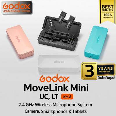 Godox Microphone MoveLink Mini ,Wireless Microphone 2.4GHz สำหรับ Camera Smartphone & Tablets -รับประกันศูนย์ Godox 3ปี