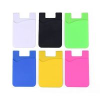 【jw】✟  Men Card Holder Wallet Bus Business Credit ID on Adhesive Fashion Sticker