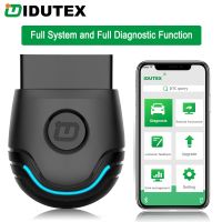 IDUTEX PU600 OBD2สแกนระบบตรวจสอบ EOBD ABS SRS DPF EPB น้ำมันรีเซ็ต BMS Auto บลูทูธสำหรับ Android เครื่องมือวินิจฉัยรถยนต์