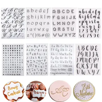 Wholesale Fondant Cake Alphabet Number Cookies Stamp Embosser Cutter Baking  Seal English Letter Biscuit Mold Tool From m.