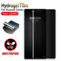 Anti Peeping Soft Hydrogel Film For Huawei P50 Pro P40 Lite P30 P20 Mate 40 30 20 20X 10 9 Nova 9 8 SE 8T Privacy Screen Protect