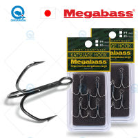 JAPAN Megabass Three Hooks Three Claw Hook Luya Sea Fishing Anchor Three-Pronged Hook Barbed Hook For Oneten อุปกรณ์ตกปลา