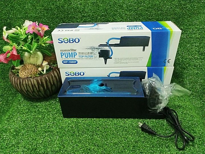 กรองบนตู้ปลา-sobo-wp-1880f-กรองบนเหมาะสำหรับตู้ขนาด-24-30-นิ้ว-มือ1-ราคาถูก-wp1880f