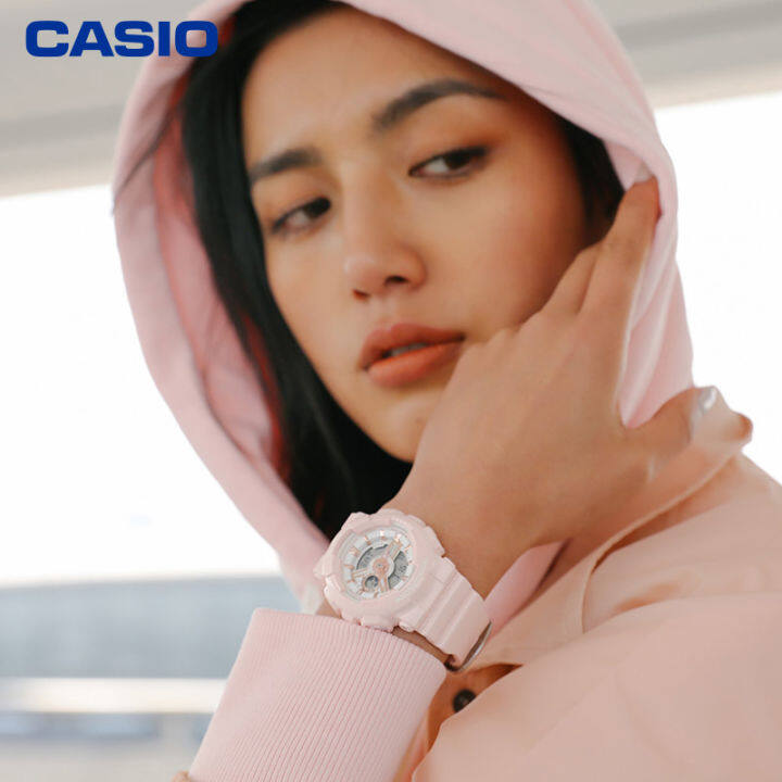 แท้-100-สินค้าพร้อมจัดส่งในประเทศไทย-casio-womens-watch-baby-g-110rg-นาฬิกากีฬาแฟชั่น