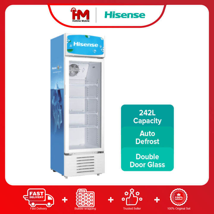 Hisense HSC242FLH 242L Beverage Chiller Refrigerator Lazada