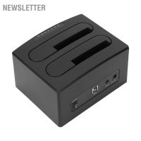 Newsletter เครื่องอ่านฮาร์ดไดรฟ์ Usb 3.0 เป็น Sata I Ii Iii Dual Bay External Hdd สําหรับ Ssd 2.5 นิ้ว 3.5 นิ้ว