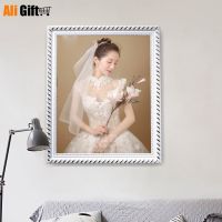 Simple Modern European Solid Wood Photo Frame A3 A4 Wedding Photo Frame Table Hanging Wall Custom Solid Wood Pictures Frames