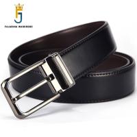 FAJARINA All-Match Double Side Use Cowhide Leather Accessories Belts For Men Pin Buckle Metal Accessory Manufacture N17FJ561