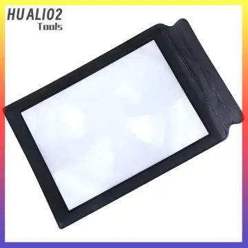 A4 Full Page Large Sheet 3X Magnifier Ultra-thin Magnifying Glass Reading  Aid Lens Elderly Fresnel Sheet Book Page Loupe Glass - AliExpress