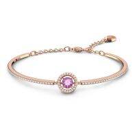 Swarovski Outlet Discount Purple Crystal Beating Heart Bracelet Womens Heartbeat Smart Element Bracelet 【SSY】