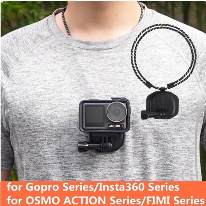 POV Neck Mount Action Camera Holder Chest Body Strap Vlog Snap