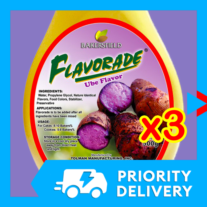 1.5kg UBE FLAVORING Flavorade Violet Bakersfield Ube Food Coloring
