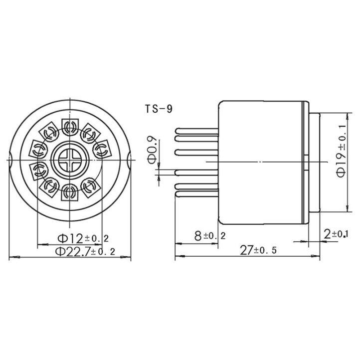 9pin-vacuum-tube-socket-testing-saver-for-6dj8-12ax7-ecc83-b339-cv492-6l13-12au7-ecc82-b329-hifi-tube-amp