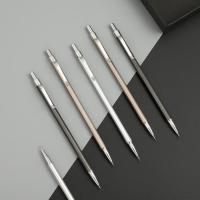 3pcs/set Simple metal texture Mechanical pencil 0.5mm 0.7mm Drawing Propelling pencil Plastic material Office supplies