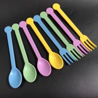 【CW】 8pcs Fruit Fork and Set Kids Cartoon Food Selection Children Snacks Dessert Decoration