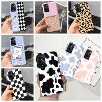 【hot】 6.59 quot; Oppo A96 2022 Fashion Pattern Leopard checked Back Cover OppoA96 A 96 CPH2333 Soft Etui !