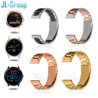 ๑❀❈ 18mm 20mm 22mm Stainless Steel Band For Garmin Vivoactive 3 4 4S Strap Watch Venu 2 Plus 2S SQ Replacement Metal Bracelet