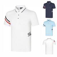 Titleist เสื้อยืดผู้ชายแขนสั้น,กางเกงเล่นกอล์ฟ2023ใหม่เสื้อโปโลกีฬาฤดูร้อนระบายอากาศได้ดีเสื้อผ้าสำหรับกีฬากอล์ฟสามารถดูดซับเหงื่อได้