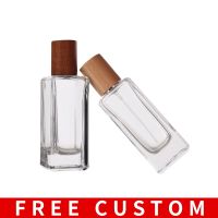 【hot】 Custom Logo 50ML Thick Bottom Glass Perfumery Spray Press Bottle With Atomizer Women  39;s Set