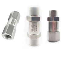 1/8" 1/4" 3/8" 1/2" 3/4" 1" BSP NPT Split type One Way Check Valve Non-return Inline 304 Stainless Steel Water Gas Steam Oil