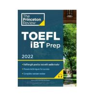 Princeton Review 2022 TOEFL iBT Prep with Audio/Listening Tracks : Practice Test + Audio + Strategies &amp; Review [ปีล่าสุด ของแท้ เล่มจริง พร้อมส่ง]