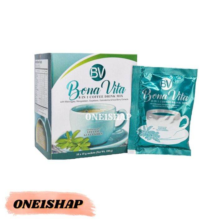 Bona Vita 8 in 1 Coffee Drink Mix (10 Sachets) (1 BOX) | Lazada PH