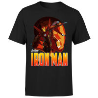 Mervel เหล็กและ MAN เสื้อยืด T เสื้อ Robert Downey JR L สีดำ Avengers Infinity W.