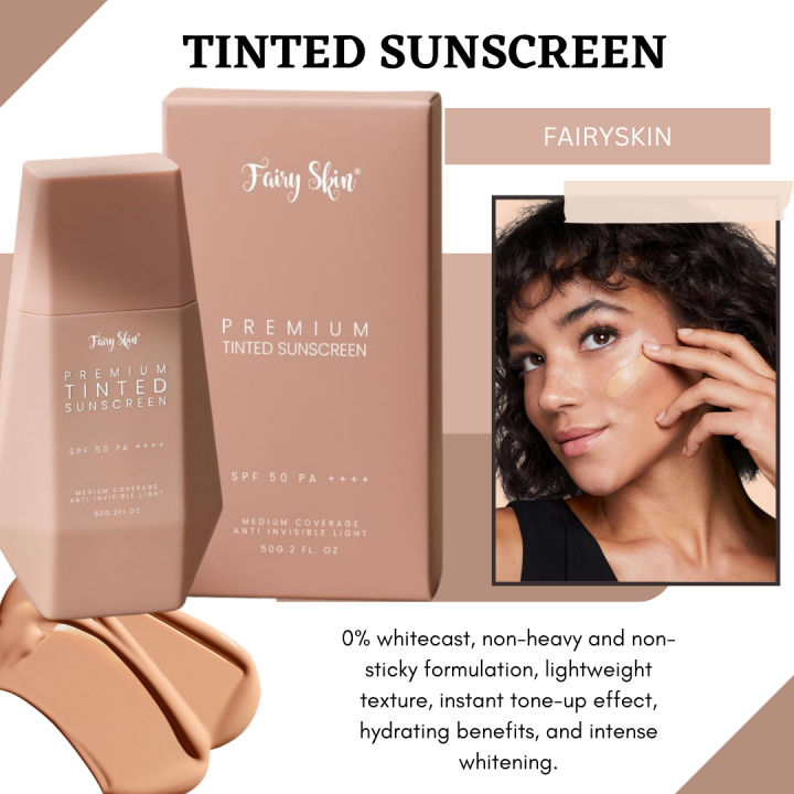 ORIGINAL!! Premium Tinted Sunscreen Look Premiumly Natural with that