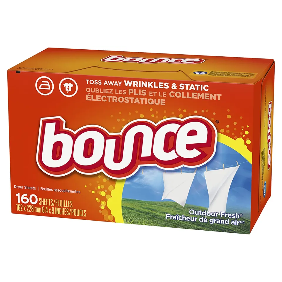 Bounce Dryer Sheets, Outdoor Fresh, Boxes of 160 sheets (320 sheets) or  120/240/480 sheets Lazada Singapore
