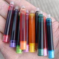 【CC】 10pcs/pack Colored Ink Cartridge Refills Sac Pens Disposable Office School Supplies Stationery