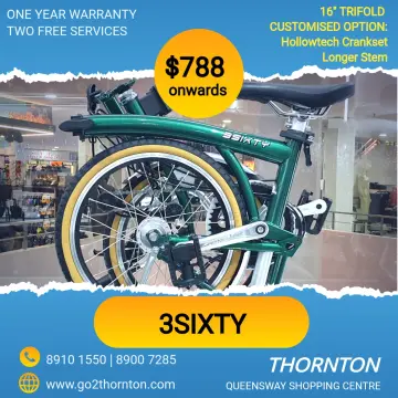 3sixty folding outlet bike weight