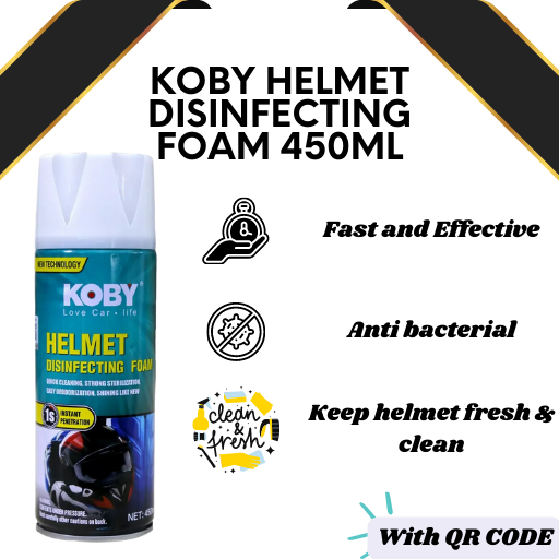 Koby Helmet Disinfectant Foam 450ml Lazada PH