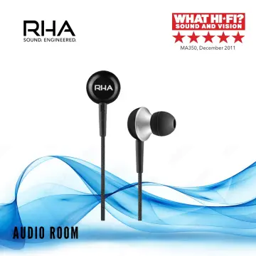 Rha universal noise isolating ear discount headphones with universal remote and microphone