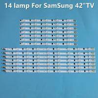 2013SVS42F แถบไฟ LED 14ชิ้นสำหรับทีวีขนาด42นิ้ว D2GE-420SCB-R3 D2GE-420SCA-R3 UE42F5000AK UE42F5300 UE42F5500 HF420BGA-B1