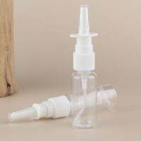 2pcs New White Nasal Spray Pump Empty Plastic Bottles Refillable Sprayer Health Nose Mist For Medical Packaging Accessories