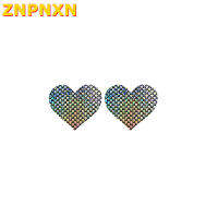 ZNPNXN เลเซอร์สีบางเฉียบบราแบบแปะที่ปิดเต้านม1คู่แผ่นซิลิโคนปิดหัวนมระบายอากาศได้ดีทิ้งเสื้อชั้นในติดแน่นล่องหน