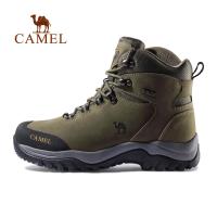 Camel รองเท้าปีนเขาผู้ชายสำหรับหนังวัว,รองเท้าปีนเขาระบายอากาศได้ดีรองเท้าปีนเขาเชือกรองเท้าปีนเขากันลื่นรองเท้ากีฬาการตั้งแคมป์การเดินทางการล่าภูเขากีฬากันน้ำ