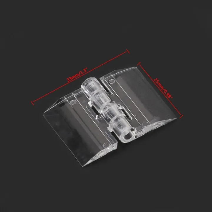 10pcs-transparent-plastic-folding-hinges-durable-clear-acrylic-hinge-tools-l69a