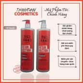 Cặp dầu gội Tigi đỏ dầu gội đỏ Bed Head Tigi 970ml giúp tóc trở nên mềm mượt và giảm gãy rụng tóc - hàng chính hãng
