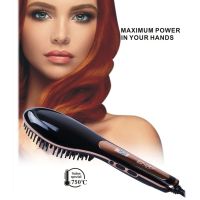 ☁●℗ EN-4108 Hair Straightener Comb LCD Display Hair Brush hair Electric brush comb Straightener Comb brush