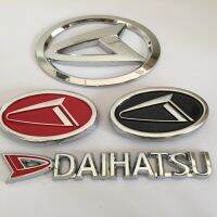 ตะแกรงฝากระโปรงหน้ารถยนต์ ABS Daihatsu 1ชิ้นสติกเกอร์สัญลักษณ์ป้ายรถบรรทุกด้านหลังสำหรับ D-Base D-R Pico Materia Kopen COPEN Esse Altis