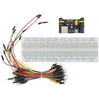 【YD】 3.3V/5V MB102 Breadboard  MB-102 830 points Prototype Bread board kit  65 jumper wires