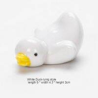 Funny Duck Ceramic Crafts Chopstick Shelf Resturant Household Chopstick Rack Spoon Rest Pillow Stand Kitchen TablewareTH