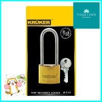 กุญแจสปริง KRUKER 678-5 38 มม. สีทองPADLOCK KRUKER 678-5 38MM GOLD **คุ้มที่สุดแล้วจ้า**