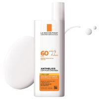 นำเข้าจากอเมริกา La Roche-Posay Anthelios Light Fluid Face Sunscreen Broad Spectrum ครีมกันแดด SPF 60, Sensitive Skin Sunscreen, Oxybenzone Free, Oil Free, Non-Comedogenic 50ml.