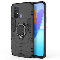 เคส Vivo Z6 Case ชุดเกราะกันกระแทก Slim Rugged Hybrid Hard Plastic + Tpu Bracket Magnet 360 Ring Holder ฝาหลัง