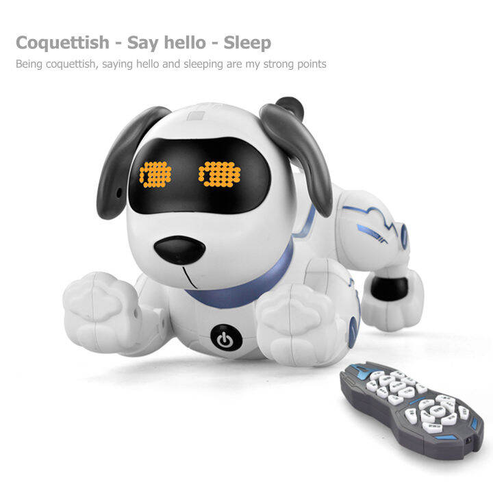 รีโมทคอนโทรลสุนัข-handstand-push-up-smart-dancing-rc-stunt-robotic-puppy-pet