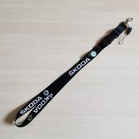 Skoda สายคล้องคอ Lanyard ที่ถอดออกได้รถโลโก้ ID Work Card โทรศัพท์มือถือ Hang Rope