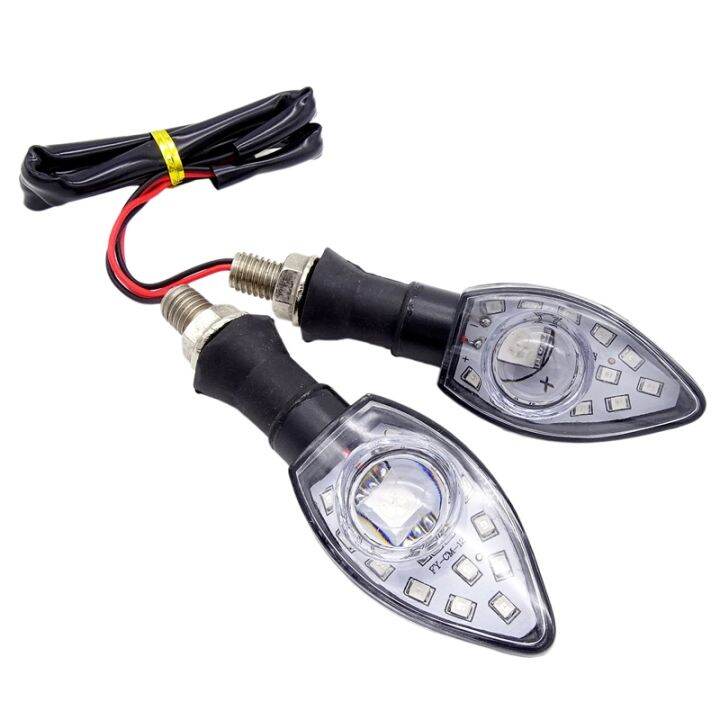 อุปกรณ์สัญญาณไฟไฟเลี้ยว-led-ด้านหน้า-หลังรถจักรยานยนต์1คู่สำหรับ-yamaha-yzf-r1-r6-fz1-fz6-xj6มอเตอร์ไซค์1คู่